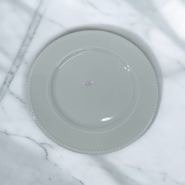 PLATO DE CERAMICA BLANCO