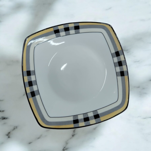 PLATO CERAMICA DISEÑO BURBERRY